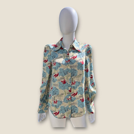 LK Bennett Silk Shirt - Size UK 8