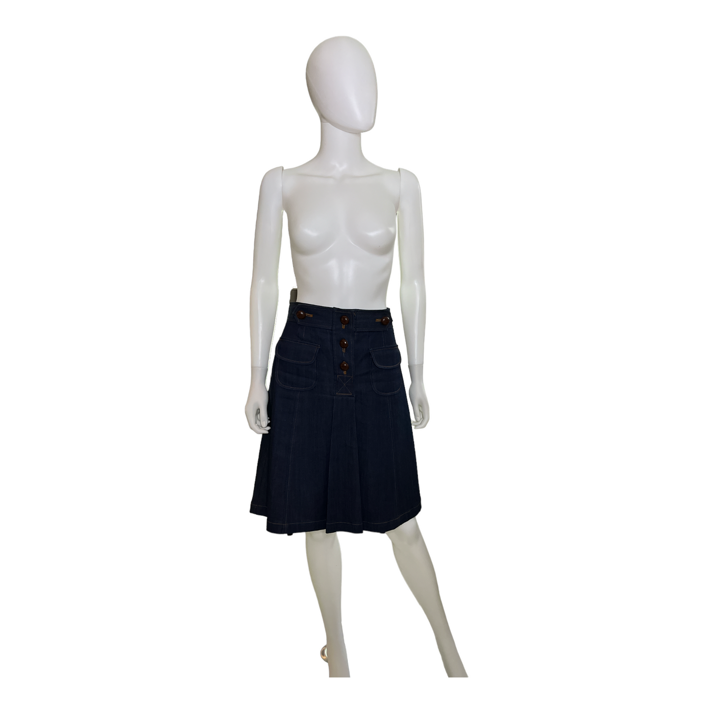 Tibi Denim Skirt - Size UK 12